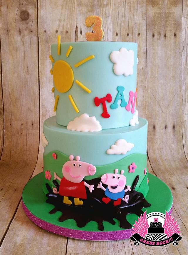 Peppa Pig Cake - Cake by Cakes ROCK!!! - CakesDecor