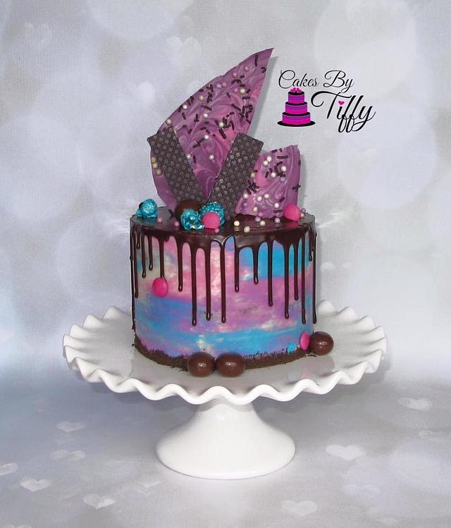 Pastel Drip Cake Decorated Cake by Cakesbytiffy CakesDecor