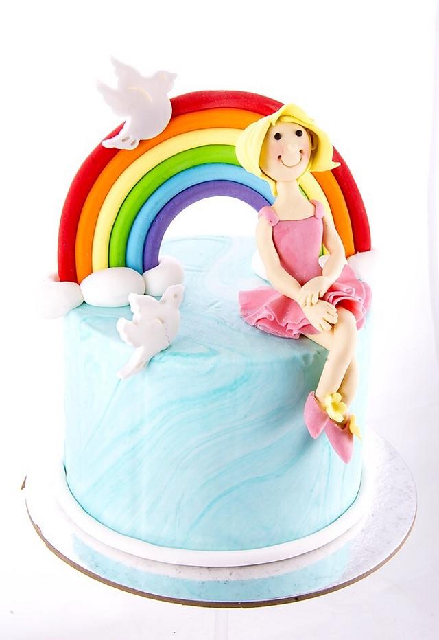 Cloud 9 Kottayam - Cute buttercream finished rainbow cloud cake 🌈☁️  Thankyou @chubb_e for always trusting me. Design inspiration from  @sweetstorieskochi . . . . . #cloud9bakery #kottayamhomebaker #kottayamchef  #cheflife #cakesofinstagram #cakeart #