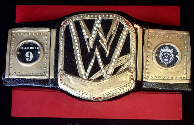 WWE Fan Birthday Belt - Decorated Cake by Sweets By - CakesDecor