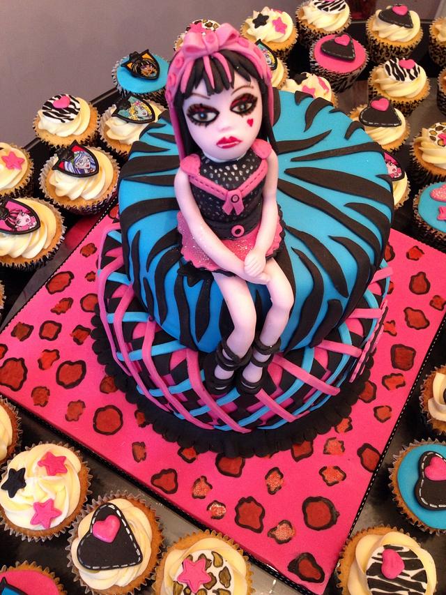 Monster High Cake Decorated Cake By Sadie Smith Cakesdecor 1984