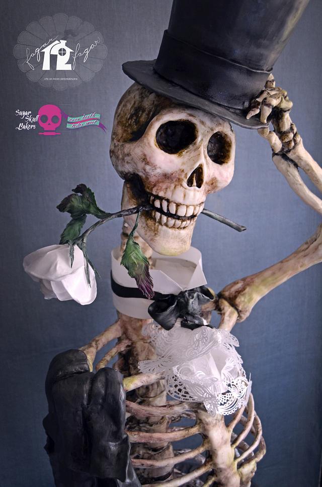 " Dandy skull " for Sugar Skull Bakers 2015