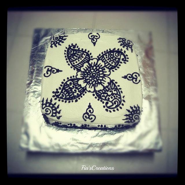Mehndi / Henna Cake