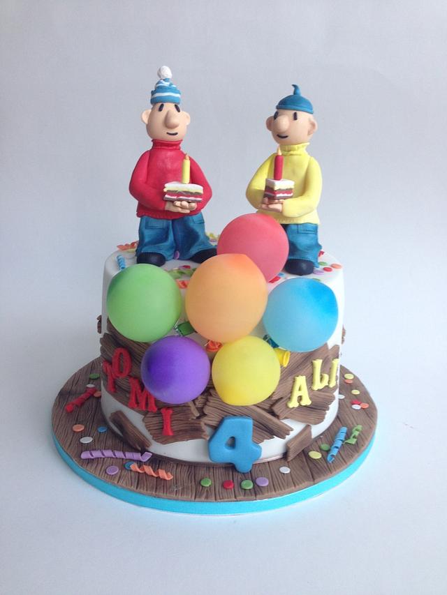 Pat and Mat - Decorated Cake by tomima - CakesDecor