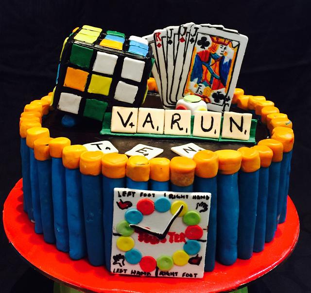 Board games Decorated Cake by Aakanksha CakesDecor