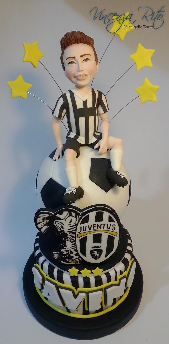 Juventus cake - Cake by Vincenza Rito - l'Arte nelle - CakesDecor