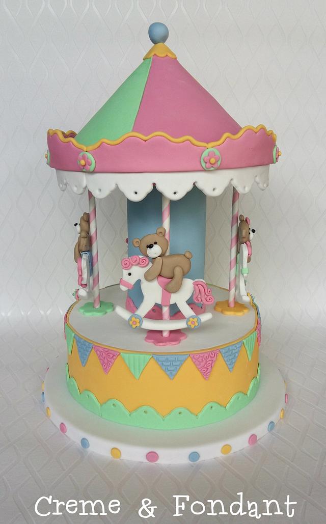 Carousel cake - Cake by Creme & Fondant - CakesDecor