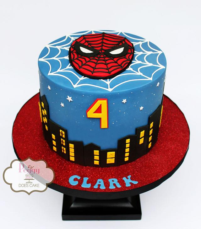 Spiderman Cake - Decorated Cake by Peggy Does Cake - CakesDecor