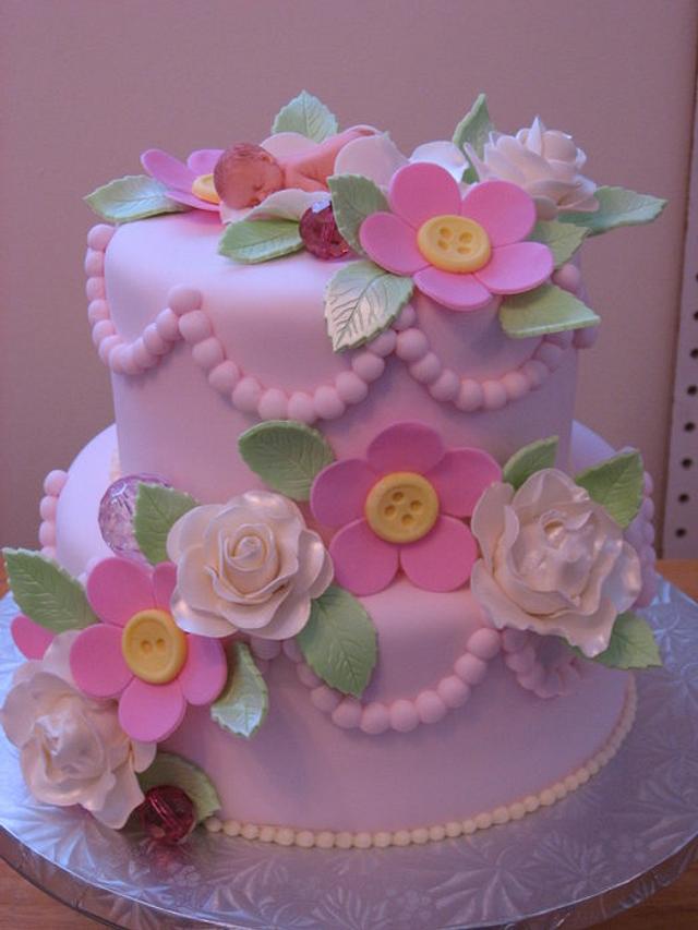 Baby Shower Cake - Decorated Cake by Kennedy Cakes - - CakesDecor