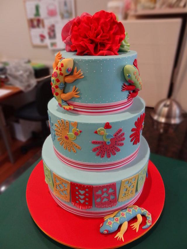 Mexican Fiesta Cake Cake By Eleanor Heaphy Cakesdecor