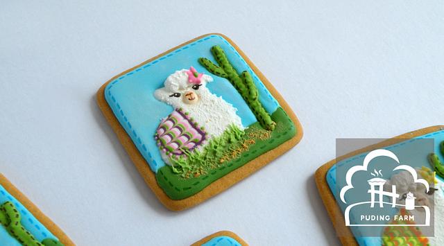 Alpaca - Cookie by PUDING FARM - CakesDecor