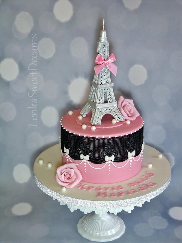 A little bit of Paris. - Cake by LenkaSweetDreams - CakesDecor