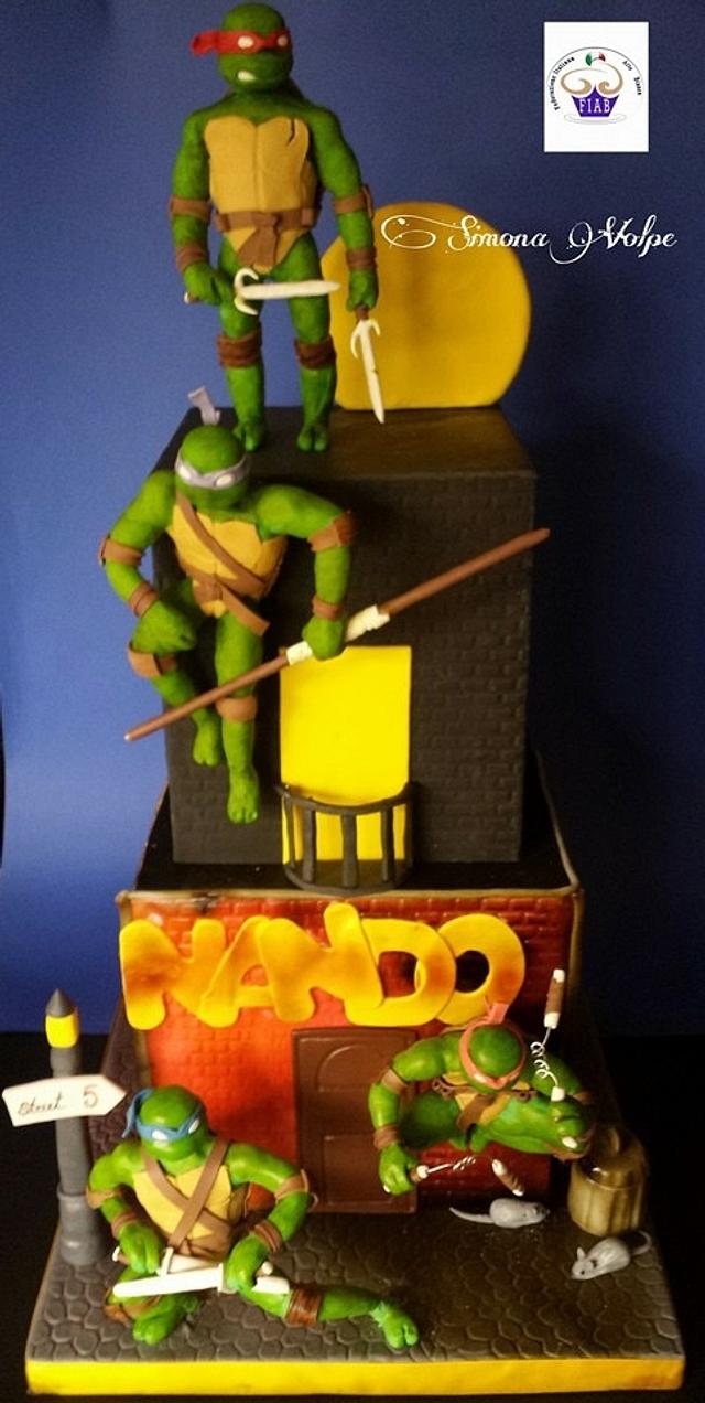 Mutant Ninja Turtles - - Decorated Cake by Saimon82 - CakesDecor