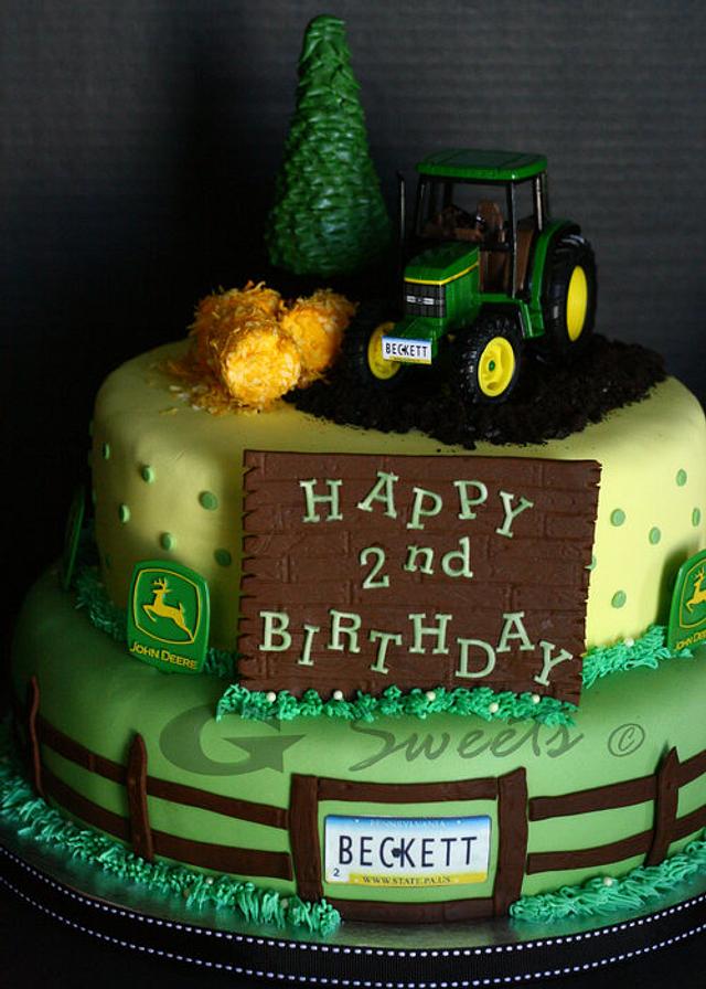 John Deere Cake Cake by G Sweets CakesDecor