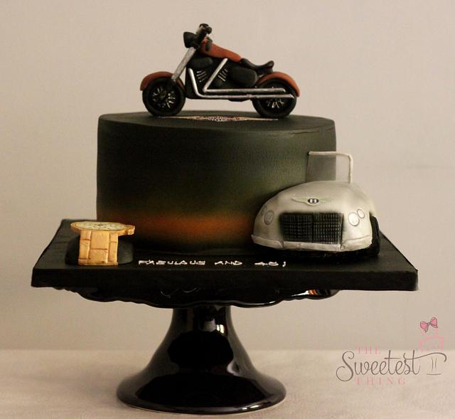 Harley Davidson Cake - cake by The Sweetest Thing - CakesDecor