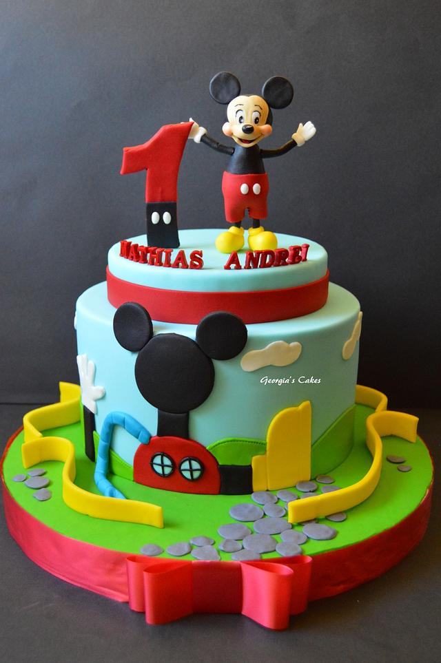 Mikey Mouse - Decorated Cake by Georgia´s Cakes - CakesDecor