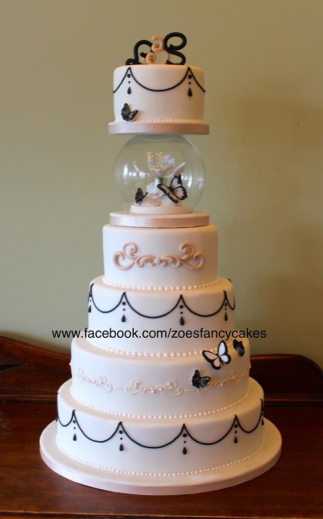Tall wedding cake