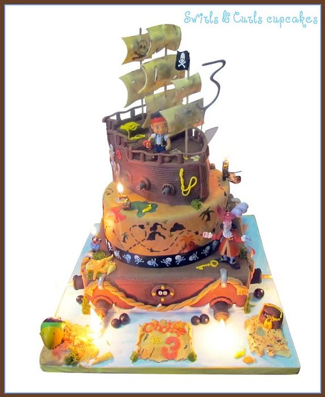 Jake & the neverland pirates cake