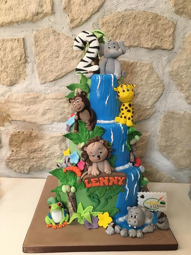 Jungle Cake Cake By Alexandra Smadja Ma Boite A Cakesdecor