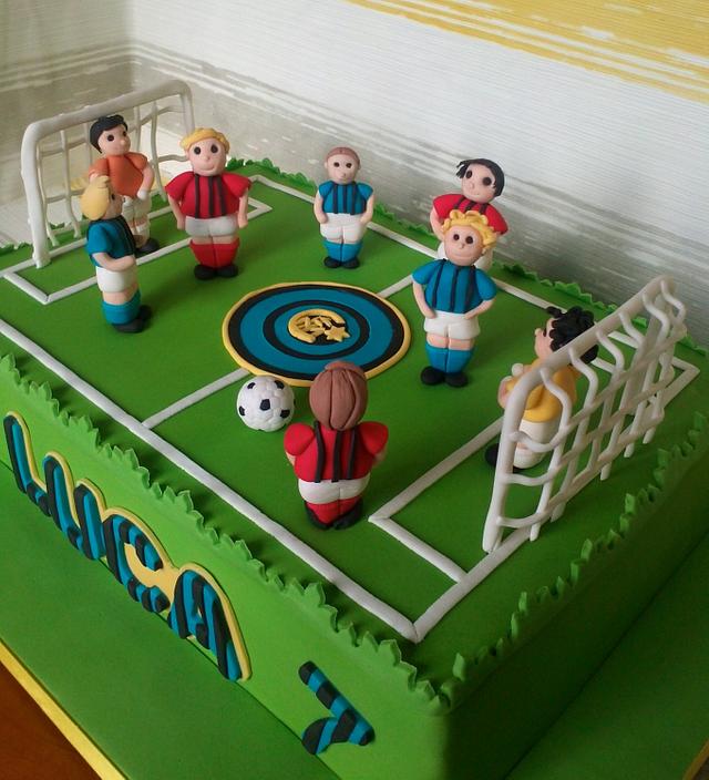 Milan Derby cake - Decorated Cake by Milena - CakesDecor