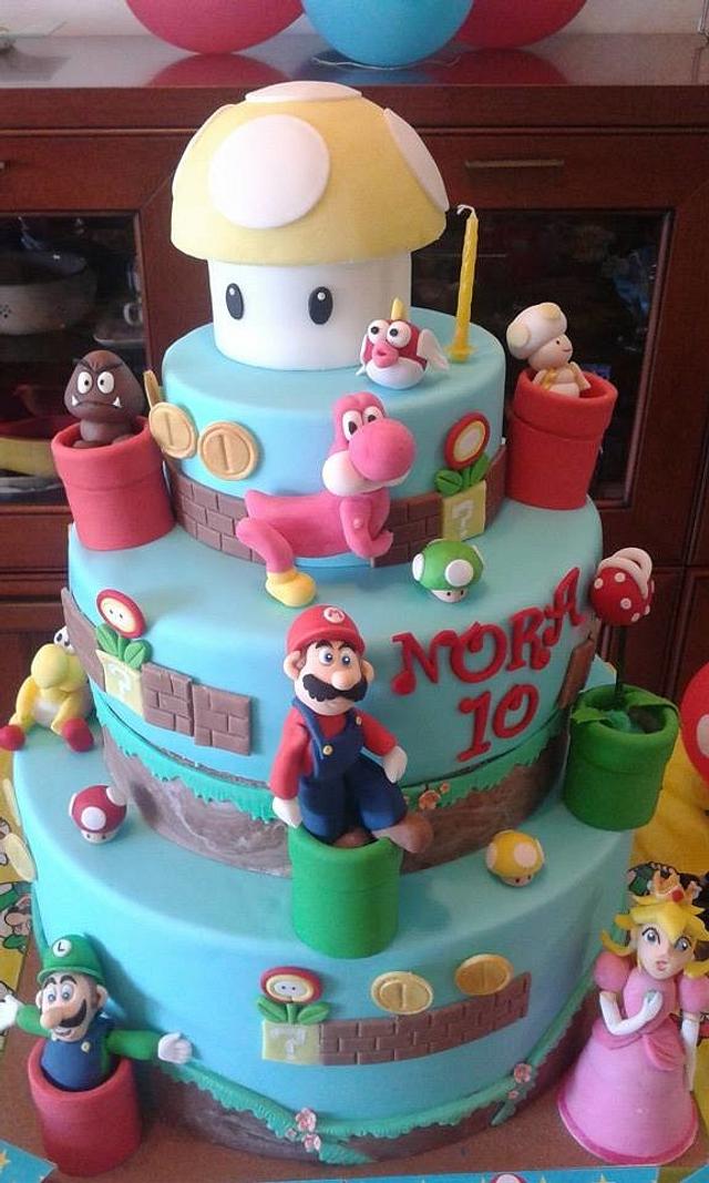 SUPER MARIO BROS - Decorated Cake by FRANCESCA - CakesDecor