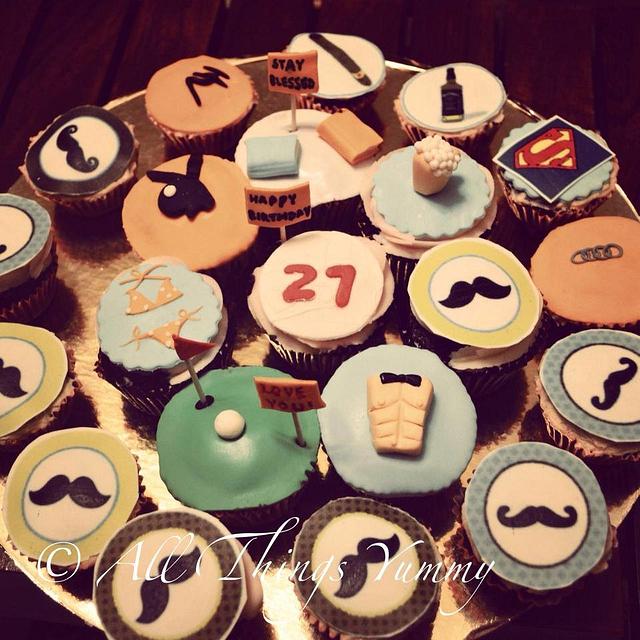 21 Cupcakes for a 21st Birthday!! - Decorated Cake by All - CakesDecor