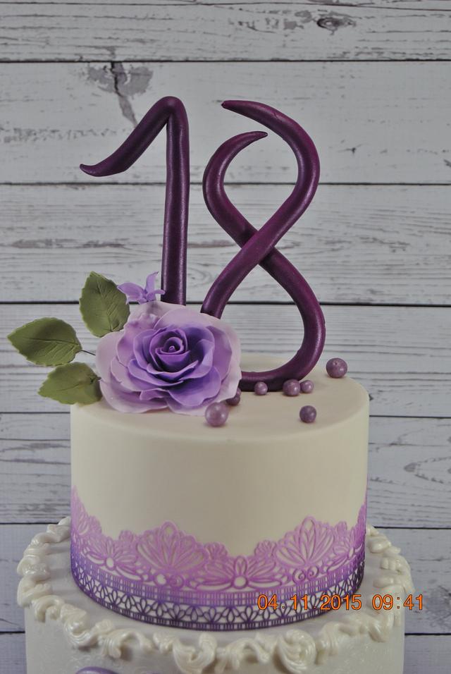 gown 18th birthday purple