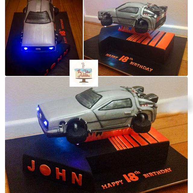 DeLorean Gravity Cake - Decorated Cake by thecakeaddiks - CakesDecor