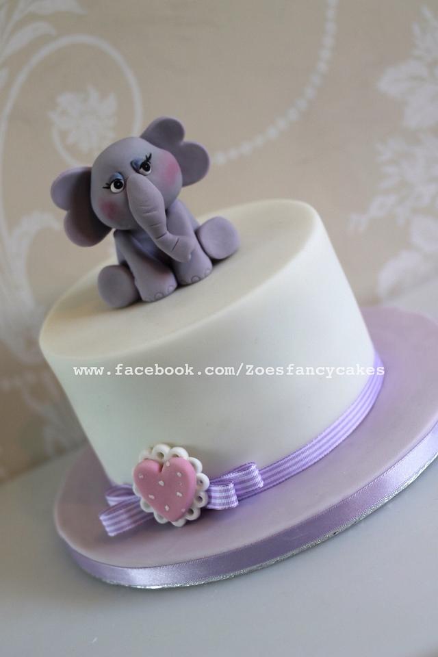 Elephant cake cake by Zoe's Fancy Cakes CakesDecor
