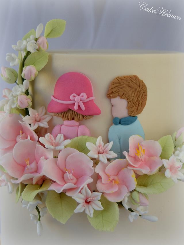 Romantic Valentine's Day Cake