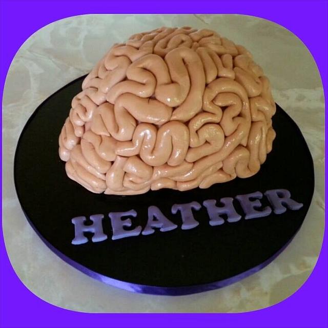 Brain Cake Decorated Cake by Tracey CakesDecor