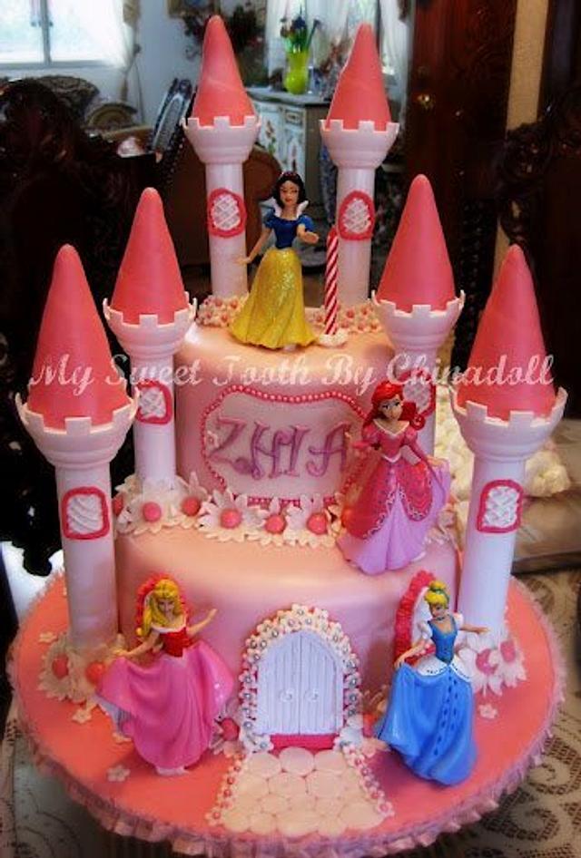 Disney Princess Cake For Zhia - Decorated Cake By - CakesDecor