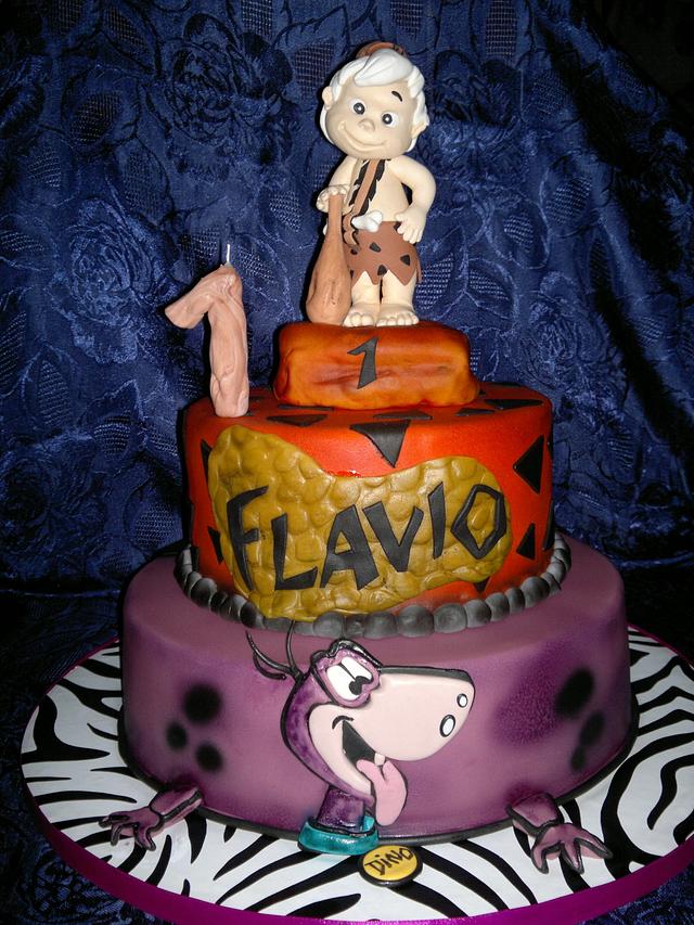 Cake Bam Bam Flintstones - Decorated Cake by Natascia - CakesDecor