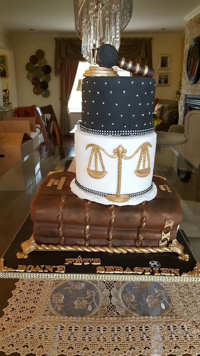 For a lawyer Birthday Cake by Rosy67 CakesDecor