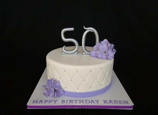 Special 50th Birthday - Decorated Cake by Elisa Colon - CakesDecor