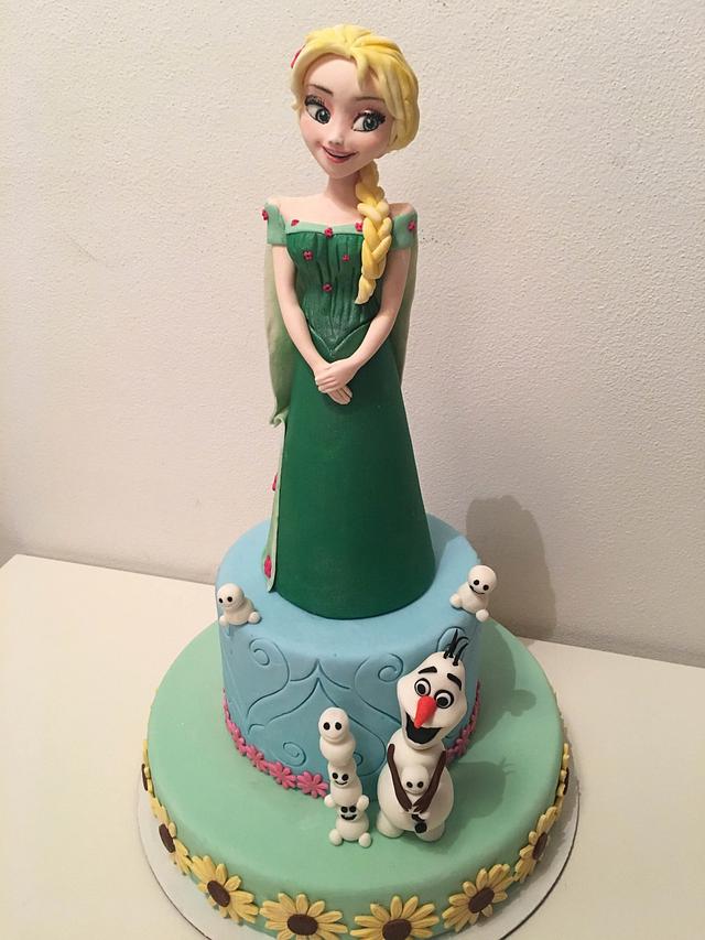 Frozen Fever Cake By Danida Cakesdecor 3450