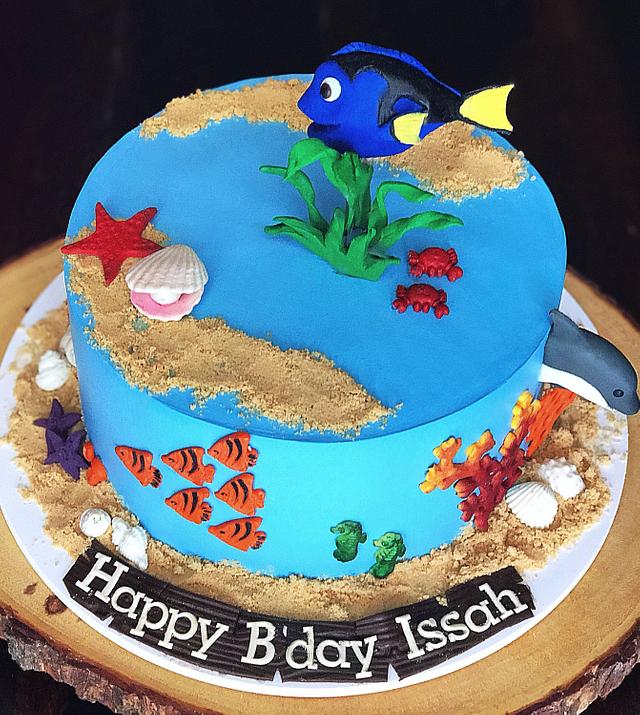 Ocean Themed Cake - Etsy