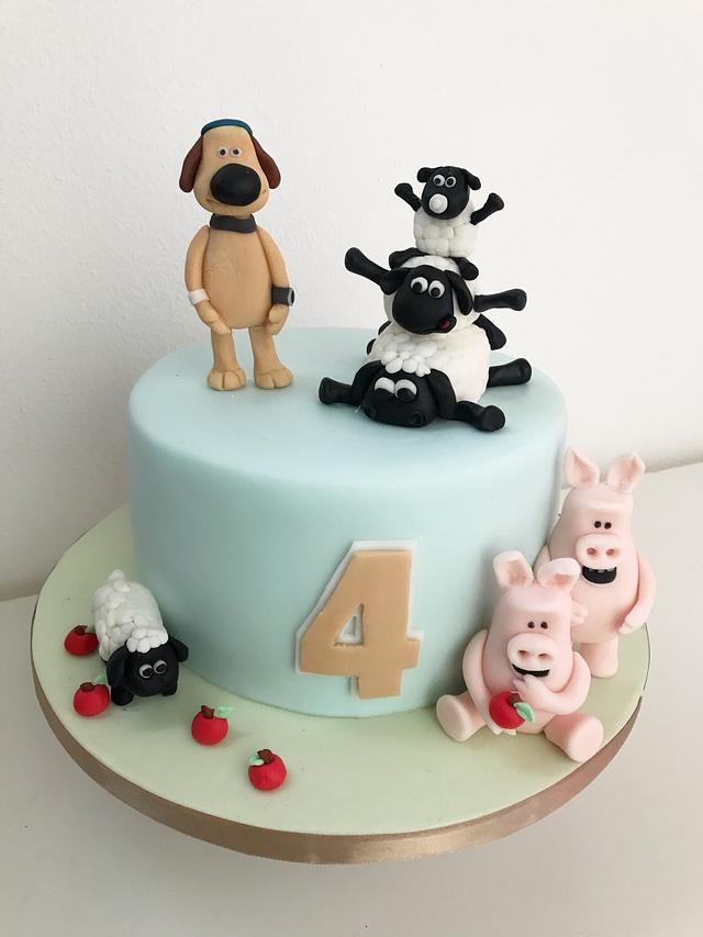 Shaun The Sheep Decorated Cake by Dasa CakesDecor