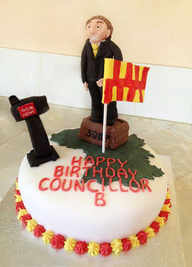 Councillor B's Birthday - Decorated Cake By Tracey - CakesDecor