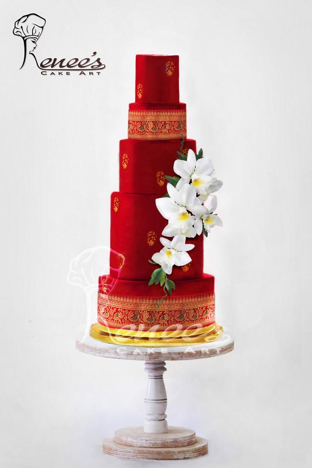 Wedding Cake By Purbaja B Chakraborty: Indian Style Saree Cake 