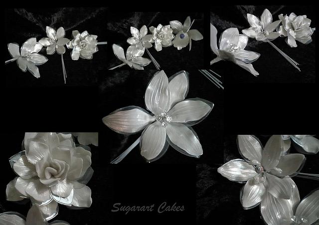 Crystal Flowers - Decorated Cake by Sugarart Cakes - CakesDecor