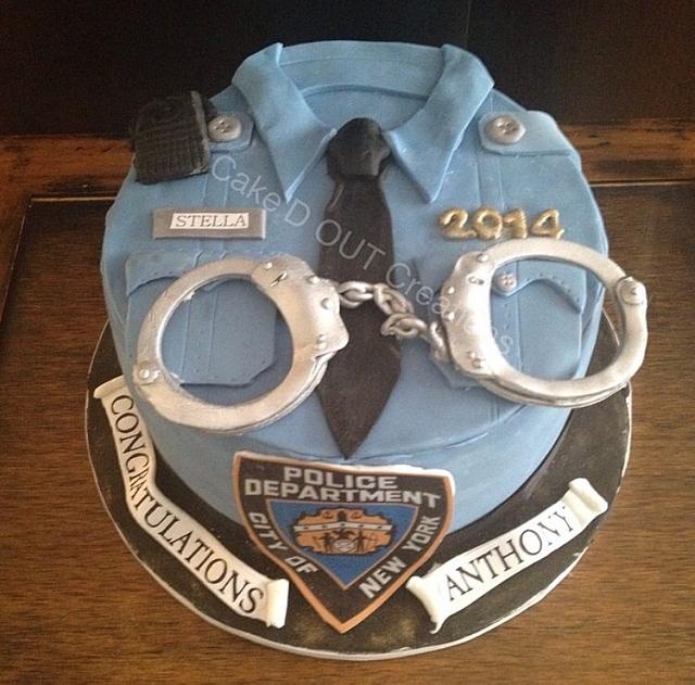 NYPD graduation - Decorated Cake by Jaclyn Dinko - CakesDecor