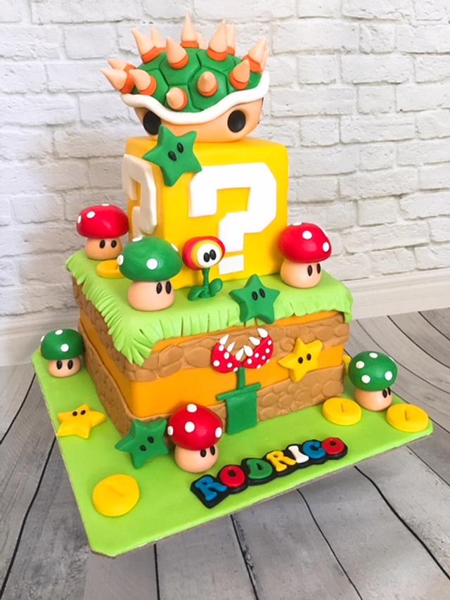 Super Mario Birthday Cake Cake By Ana Saboia De Castro Cakesdecor