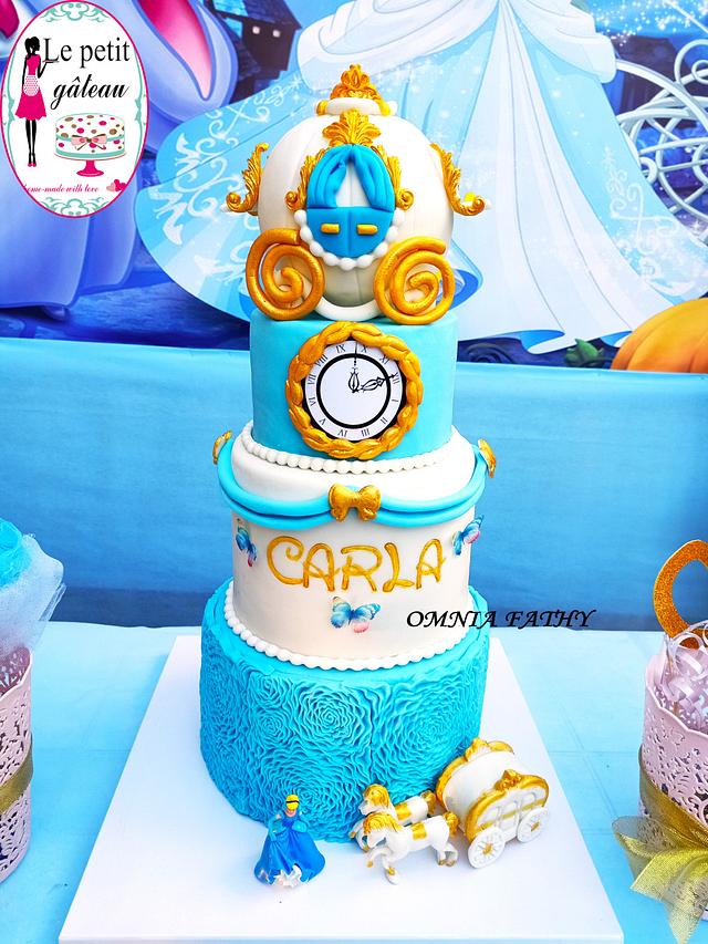 Cinderella cake - Decorated Cake by Omnia fathy - le - CakesDecor