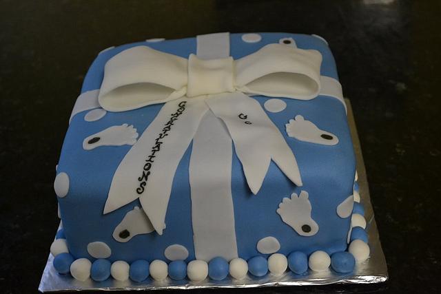 UNC graduation cake 