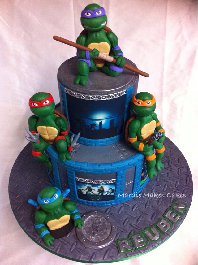 Ninja Turtles! - Decorated Cake by Mardie Makes Cakes - CakesDecor