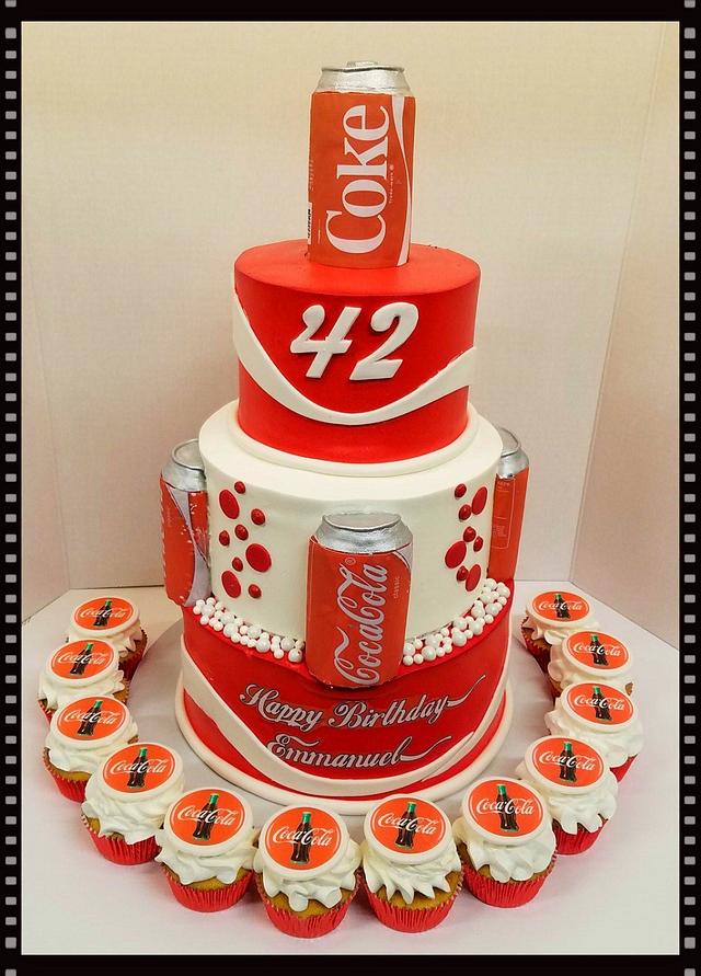 Have A Coke And A Smile Cake By Doramoreno62 Cakesdecor