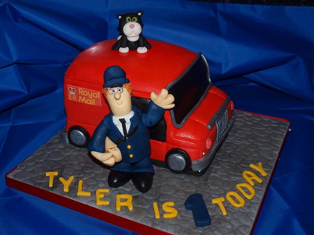 Postman pat - Decorated Cake by Deb-beesdelights - CakesDecor