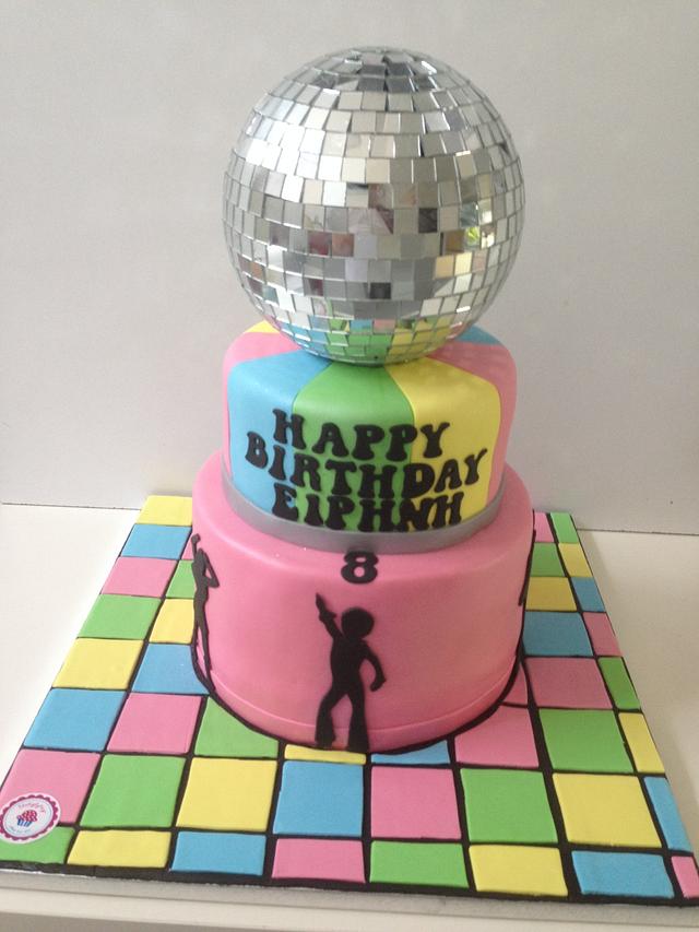 Mama mia disco cake - Decorated Cake by Sketiglyka - CakesDecor