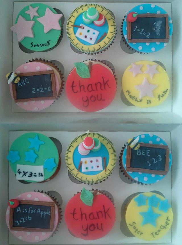 Thank You Teacher Cupcakes Cake By Sugarmagiccakes Cakesdecor